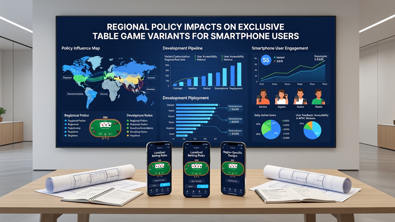 Smartphone users engaging with region-specific table game applications under varying policy conditions